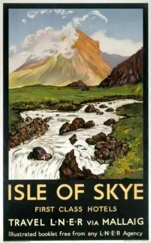 

ISLE OF SKYE VINTAGE RETRO TRAVEL METAL TIN SIGN POSTER WALL PLAQUE home decoration wall outdoor decor
