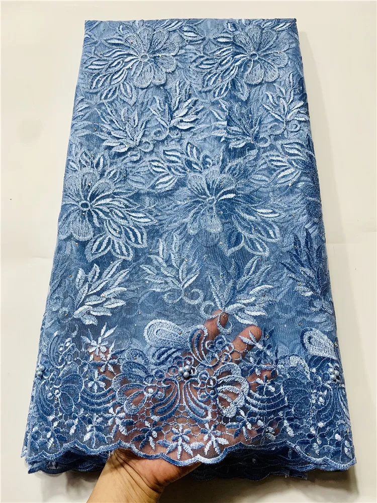 

High Quality African Swiss Cotton Lace Fabric New Nigerian Soft Material Swiss Voile Lace In Switzerland For Men Women Sewing