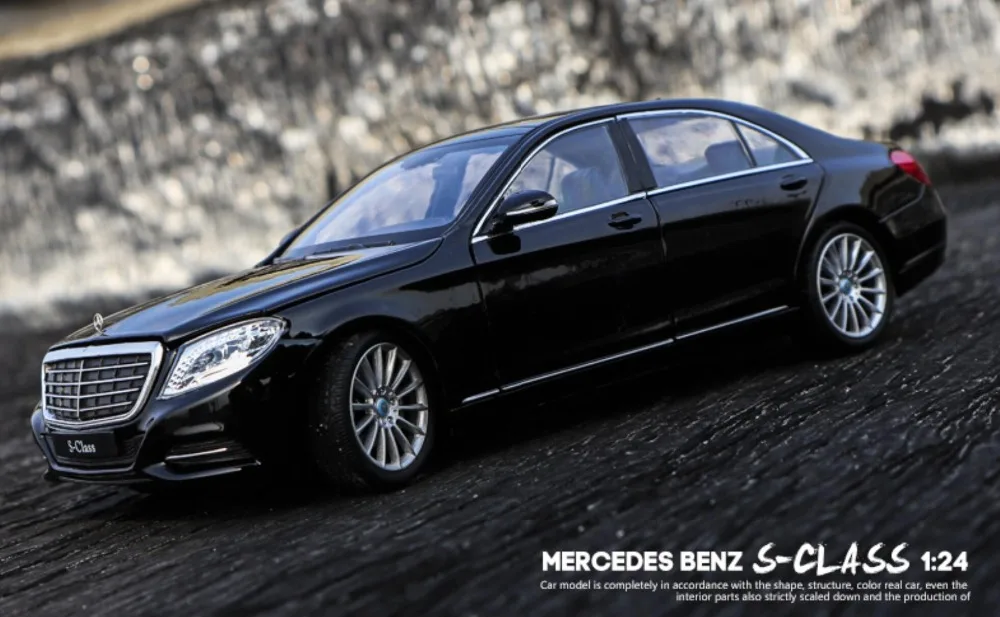 Welly 1/24 1:24 Mercedes Benz S класс спортивный гоночный автомобиль Транспортное средство литье под давлением дисплей Модель игрушки на день рождения для детей мальчиков и девочек