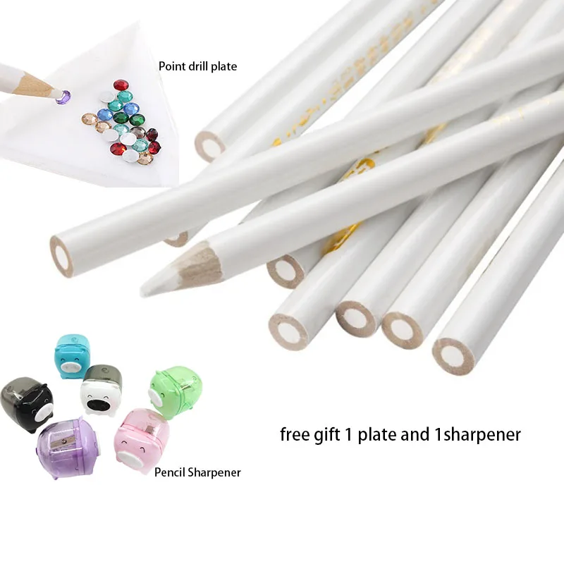 

Free Shipping! 10pcs/pack Nail Art Rhinestones Gems Picking Crystal Tool Wax Pencil Pen Picker, Clothing Decoration Tool G001