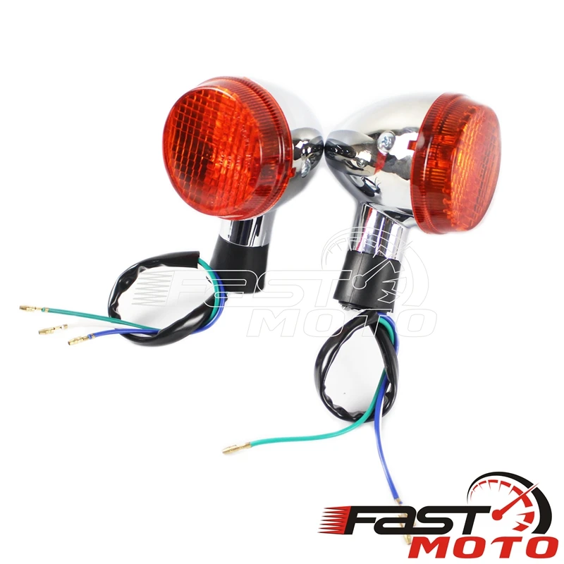 Мотоцикл 12V 21W Крузер Сигнальный светильник передний и задний указатель поворота для Honda Shadow 400 750 VT750 VT VTX Tail Blinker On.