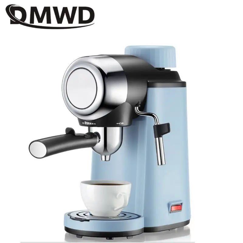 

DMWD 5 BAR Electric Espresso Coffee Machine Italian Semi-automatic Cafe Foamer Maker Milk Frother Cafetera Cappuccino Moka 220V
