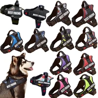 nylon dog harness dog leash vest anti strike durable for middle large dog pet dog accessories