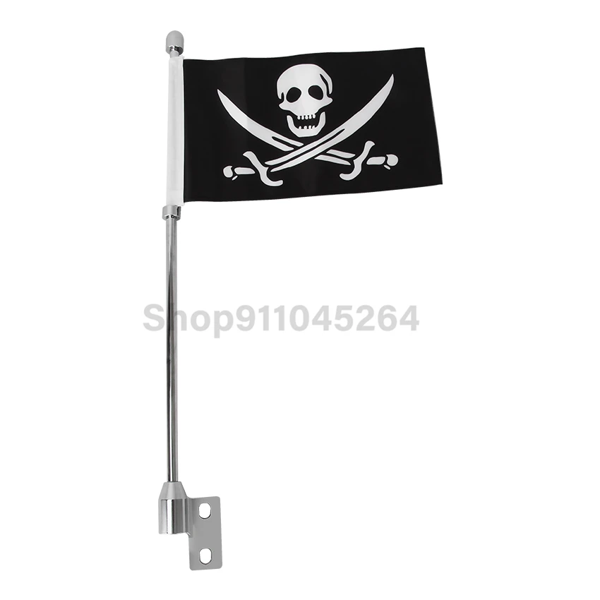 Мотоциклетный задний боковой упор флагшток багажный внешний аксессуар для