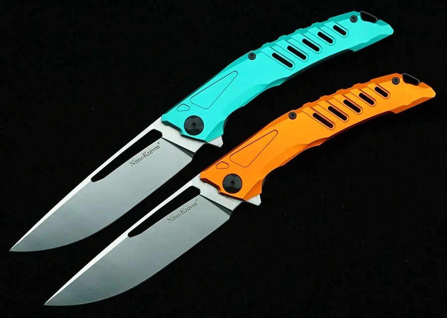 Складной нож Nimoknives Flipper Мультитул из алюминиевого сплава с лезвием D2 для улицы