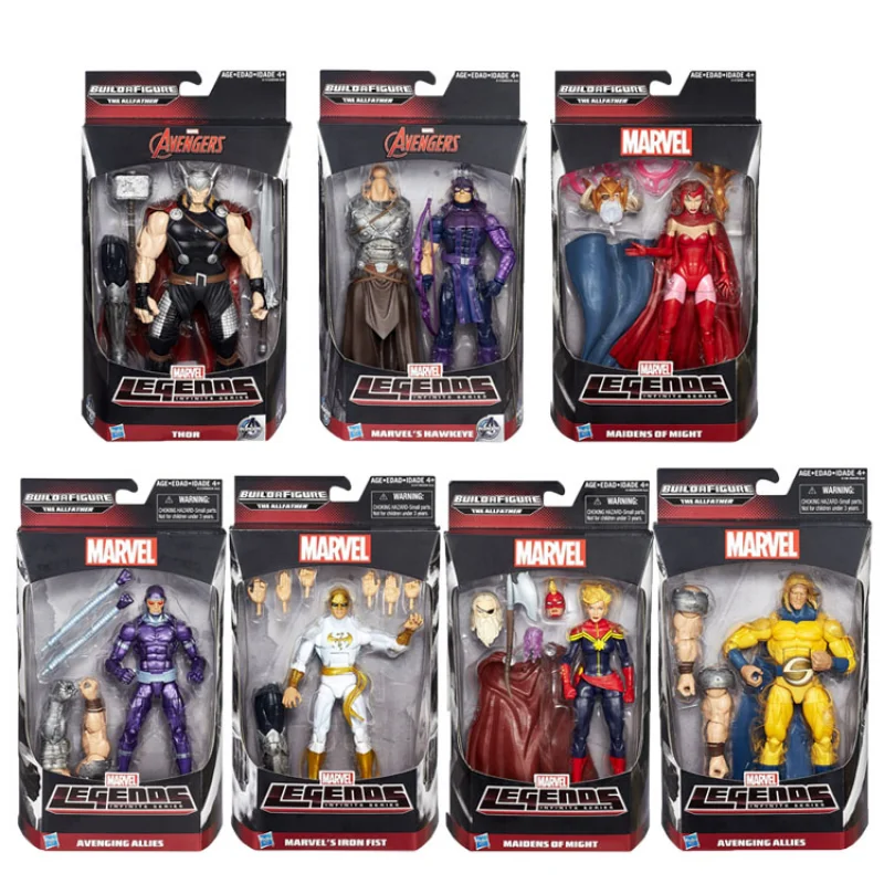 

15 см Hasbro оригинальные marvel легенды Мстители соколиный глаз часового Железный кулак Действие ПВХ Коллекционная модель игрушки Аниме Фигурки ...