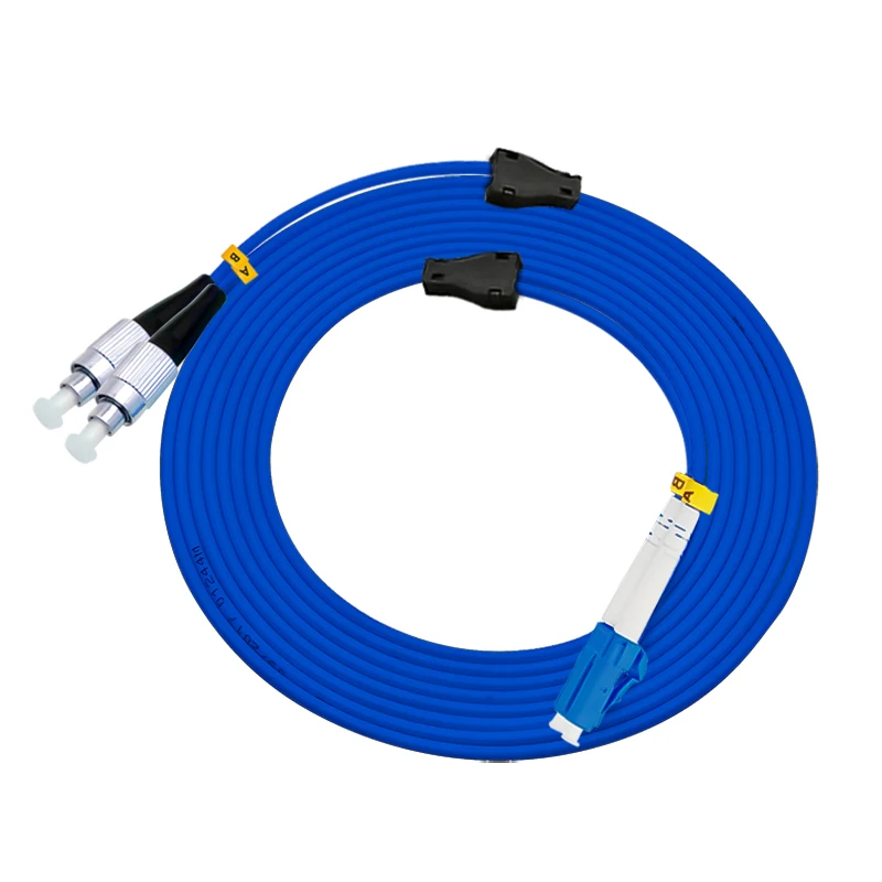 

Indoor Armored 150Meters LC/PC-FC/PC,3.0mm,Singlemode 9/125,Duplex, OS1 OS2 LC/FC Optical Fiber Patch Cord Cable,LC to FC