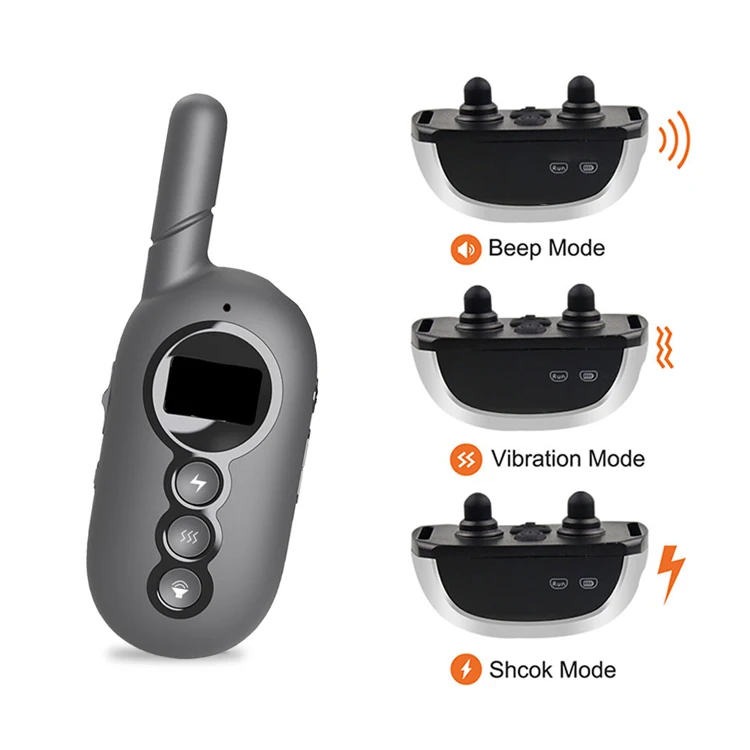

1200M Electric Pet training collars Electronic Shocking rechargeable Remote Dog Training Collar Pet Trainer dog accessories