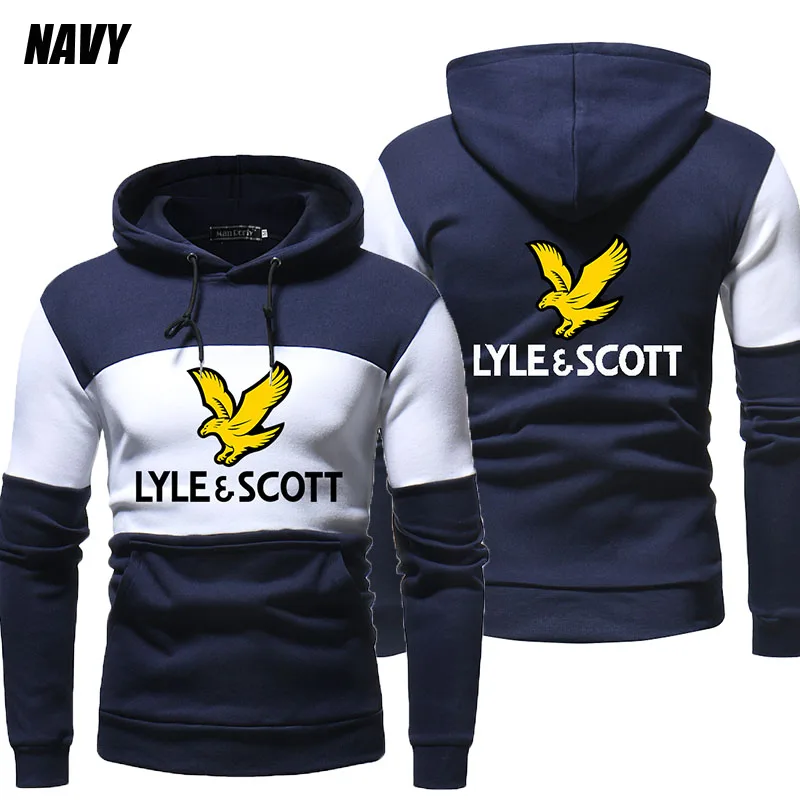 

2021 Men's Three Color Block Hoodie Print Top Spring And Autumn Men's Hoody Casual Sportswear Top Men's Clothing