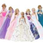 1 шт., кружевное вечернее платье для куклы Барби