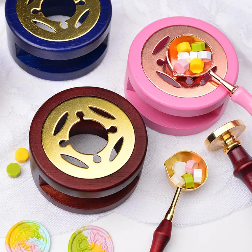 Розовый воск печать хобби твердая древесина лак небольшой набор печати крафт