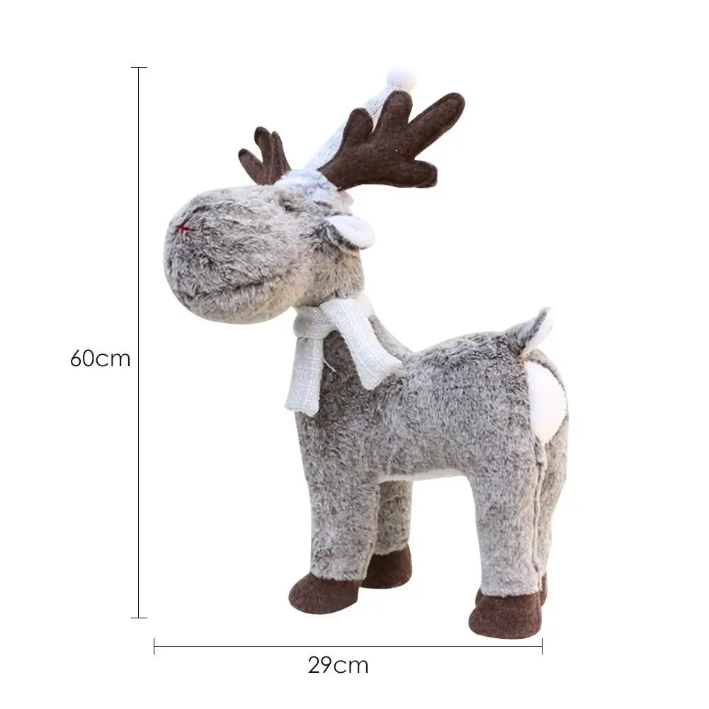

Christmas Ornaments Plush Christmas Elk Doll Cloth Artistic Elk Doll Ornaments Decorations Crafts Kids Christmas Gifts