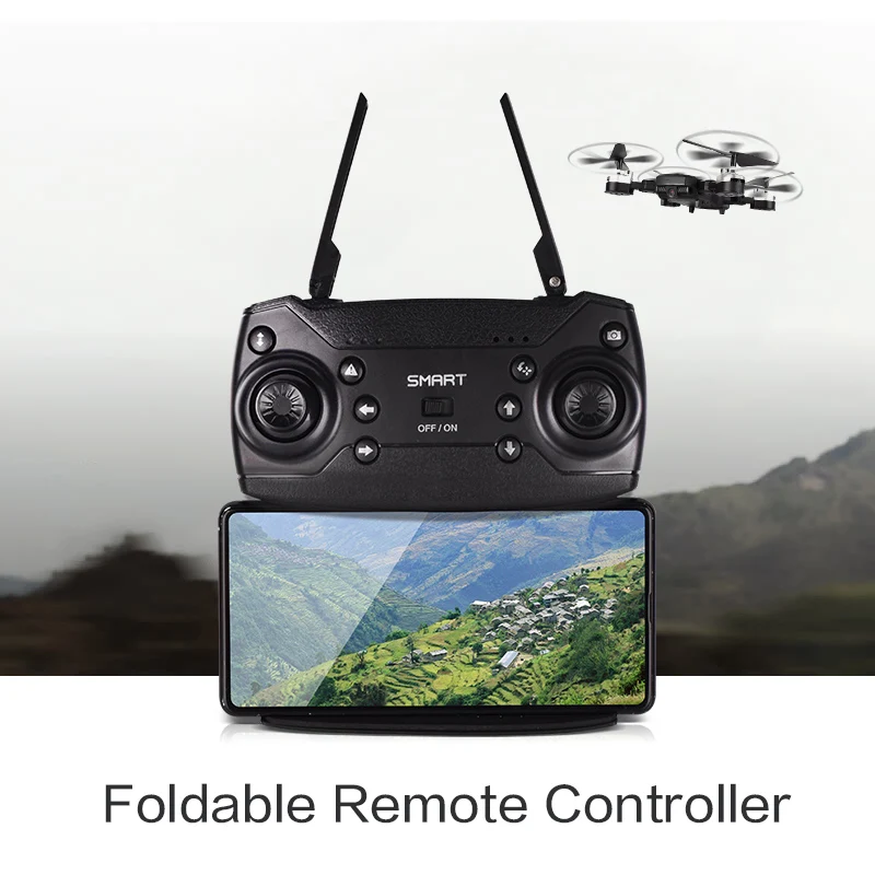 Дрон Профессиональный Интеллектуальный складной RC Дроны с высоким HD wifi камера вращающийся FPV Квадрокоптер стабильный карданный Безголовый режим