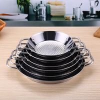 stainless steel frying pan spanish seafood rice pie steak pot lobster non stick stew risotto omelet pan crepe jam cookware