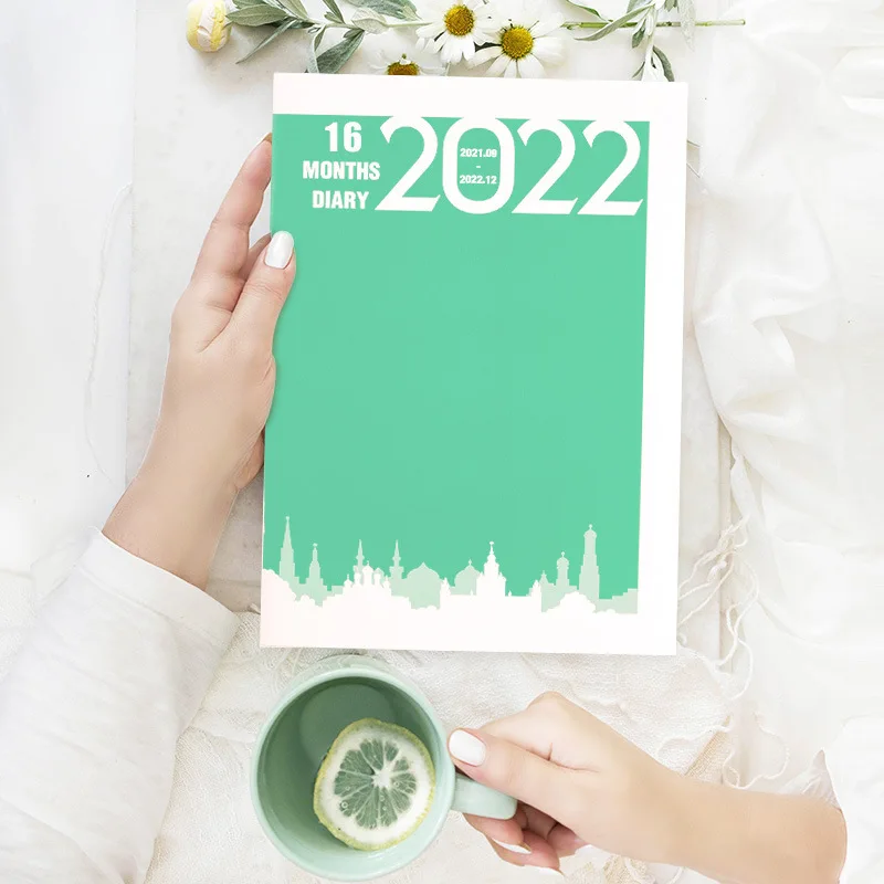 

2022 журнал, ежедневник, записная книжка, план обучения, саморегулирующийся планировщик, органайзер, кавайный Еженедельный и ежемесячный гра...
