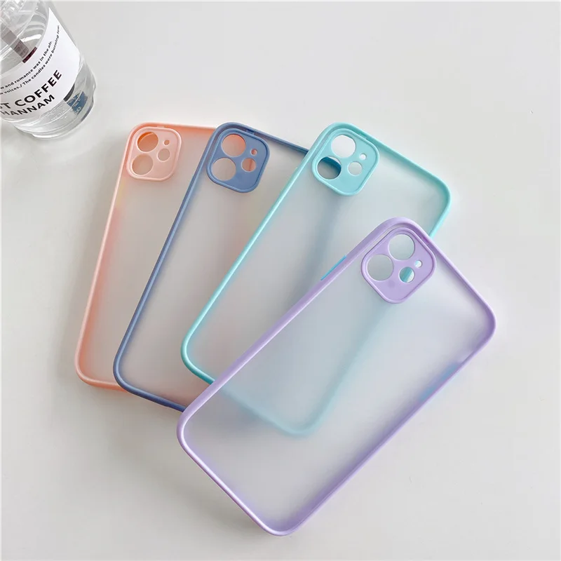 Прозрачный противоударный чехол для iPhone 11 12 Pro Max 7 8 Plus Mini XS X XR SE 2020|Бамперы| |