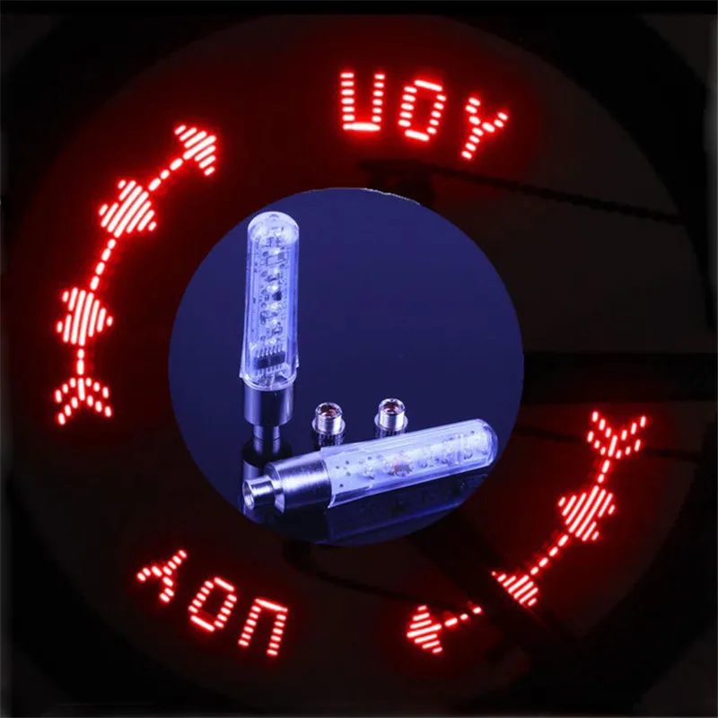 Велосипедный светильник двухсторонний спицевой клапан шина для колеса