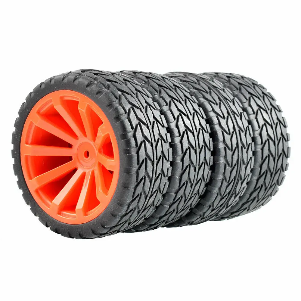 RC 601 6017 плоские гоночные шины колеса смещение: 6 мм 4 шт для HSP HPI 1:10 на дороге