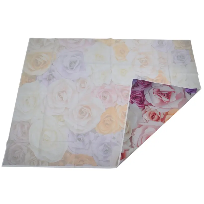 7x5ft Photography Backdrop 3D color Paper Flower wall gorgeous wedding baby shower Beautiful bride background props photo | Электроника