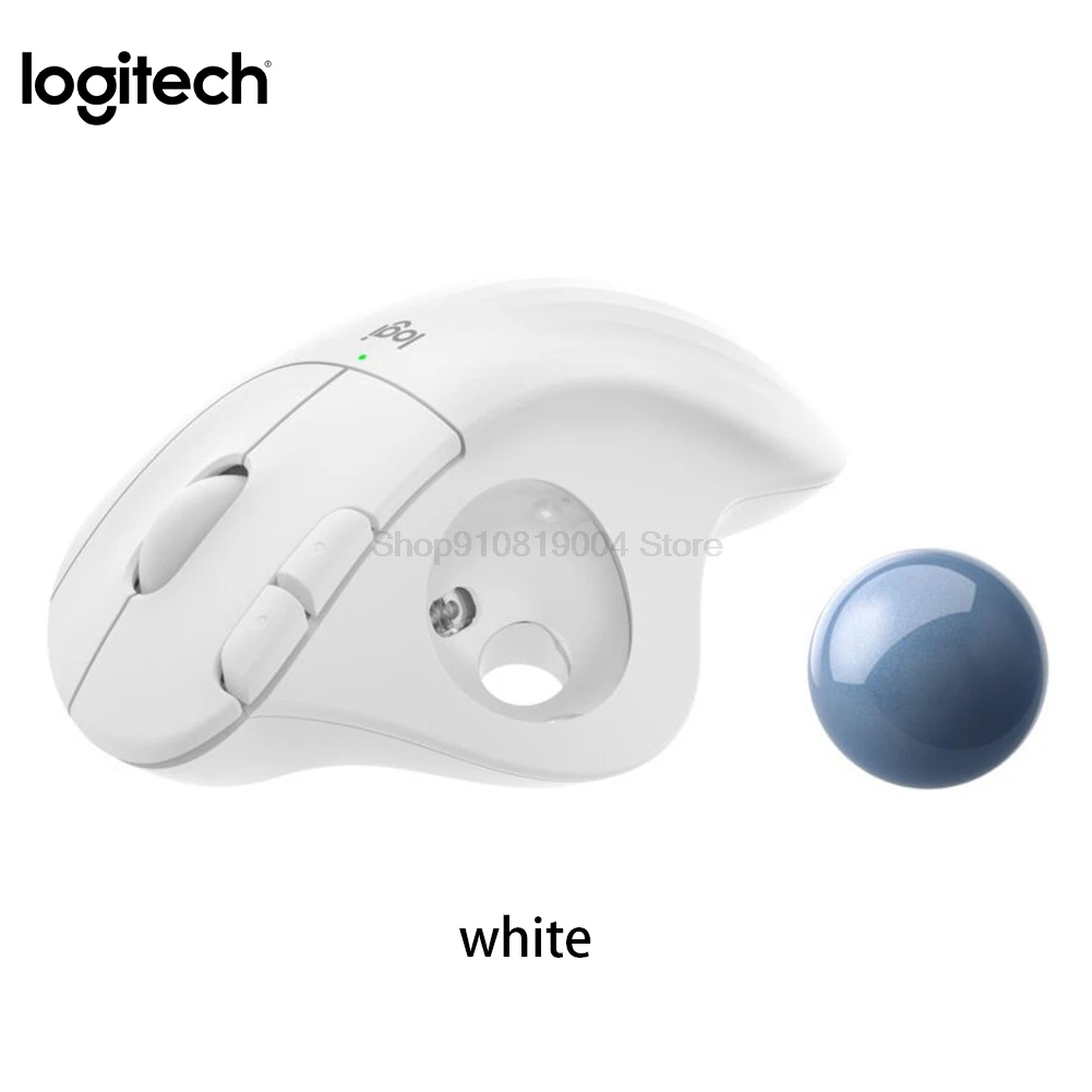 Wireless Trackball Mouse Ergonomic Office Drawing Mice Laptop Computer Ergonomic Mice Silent Logitech ERGO M575 2.4G