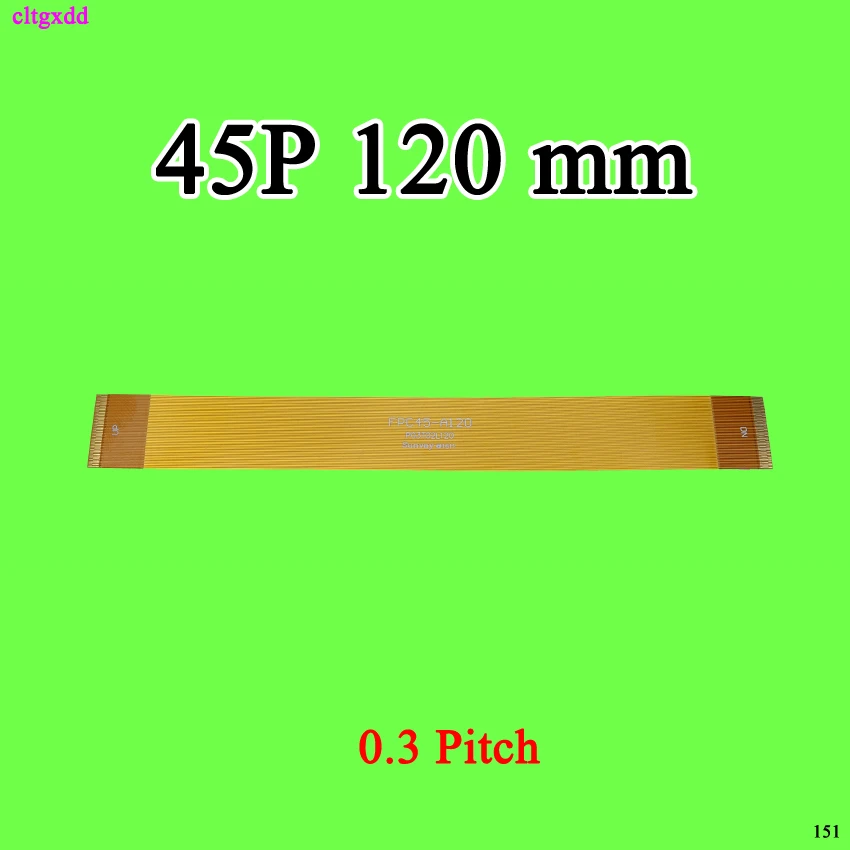 

cltgxdd 60mm 120mm 45PIN FFC/FPC 12cm pitch 0.3mm 45P Flexible Flat Cable For TTL LCD LVDS MIPI FPC connector