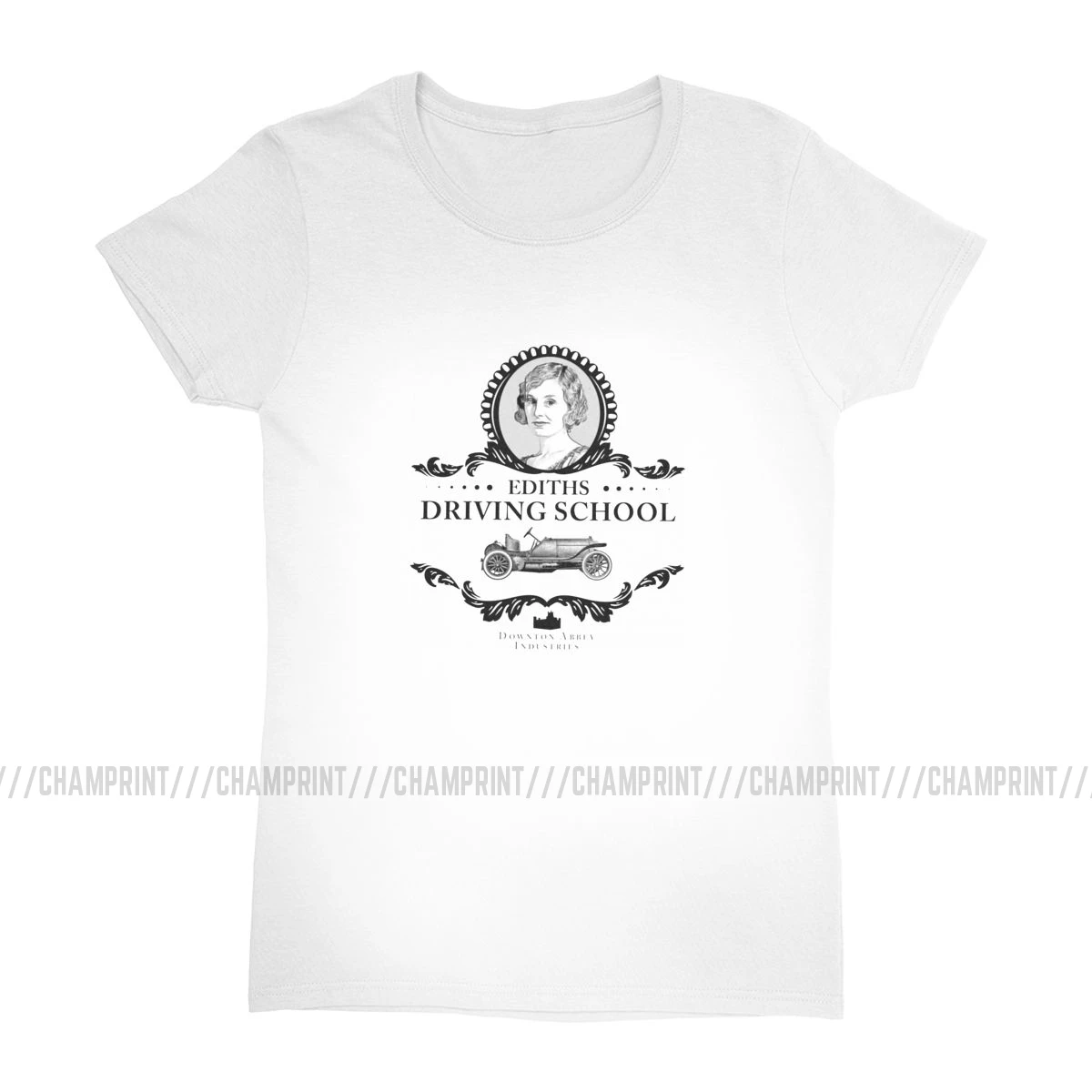 Женские футболки Edith Downton Abbey Industries женские фиолетовые Crawley Tumblr топ забавный