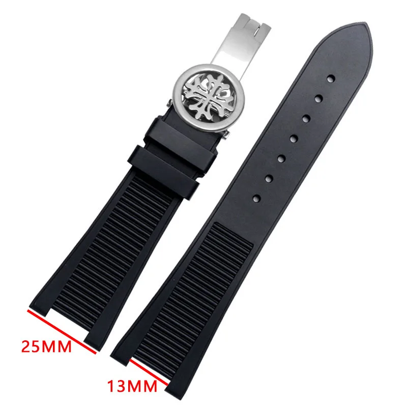 

Rubber Watchbands For Patek Philippe Nautilus 5711 5712 7010G Men Strap Watch Accessories Silicone Watch Band Watch Bracelet