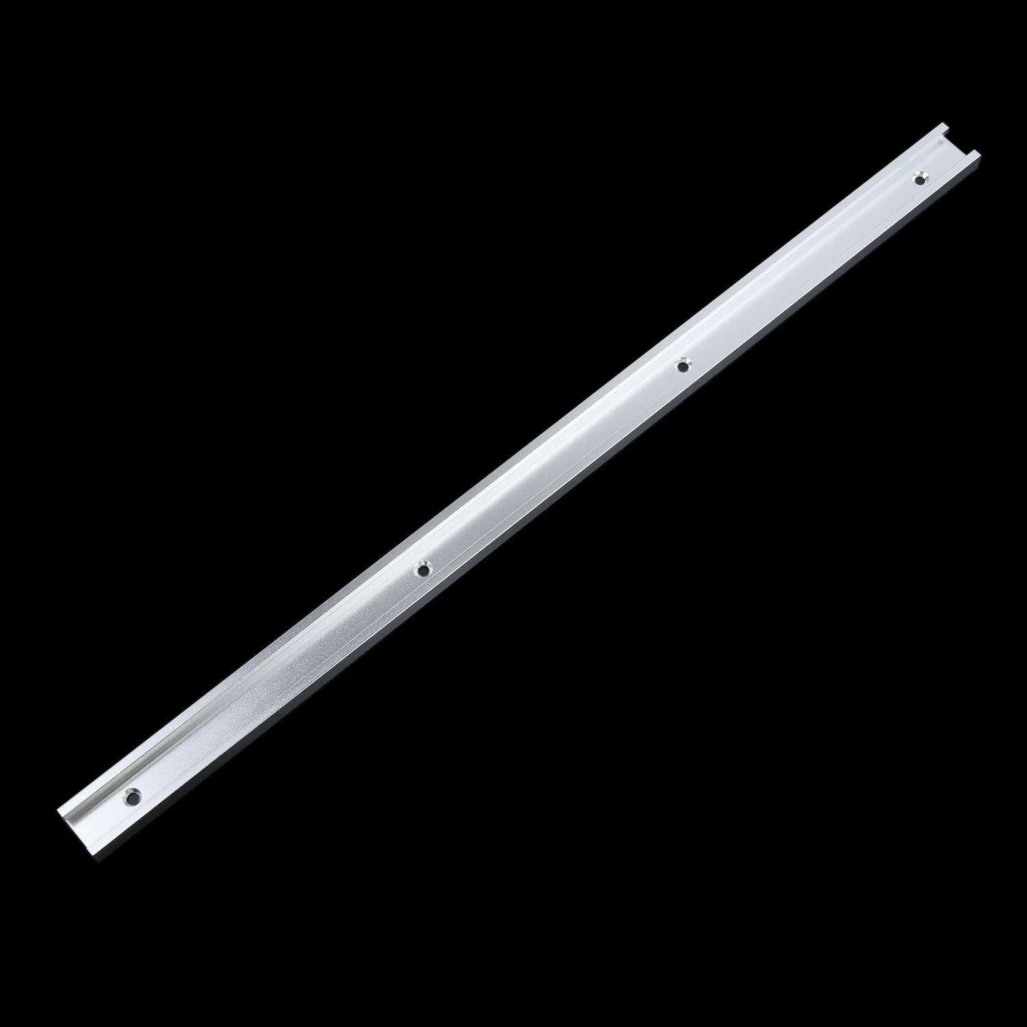 

Aluminium 600mm 24 Inch T-Slot T-Track Miter Track Woodworking Tool Silver Portable Practical