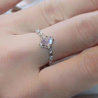 moonstone rings for women vintage ring water drop white stone ring female fashion jewelry wholesale size 6 10