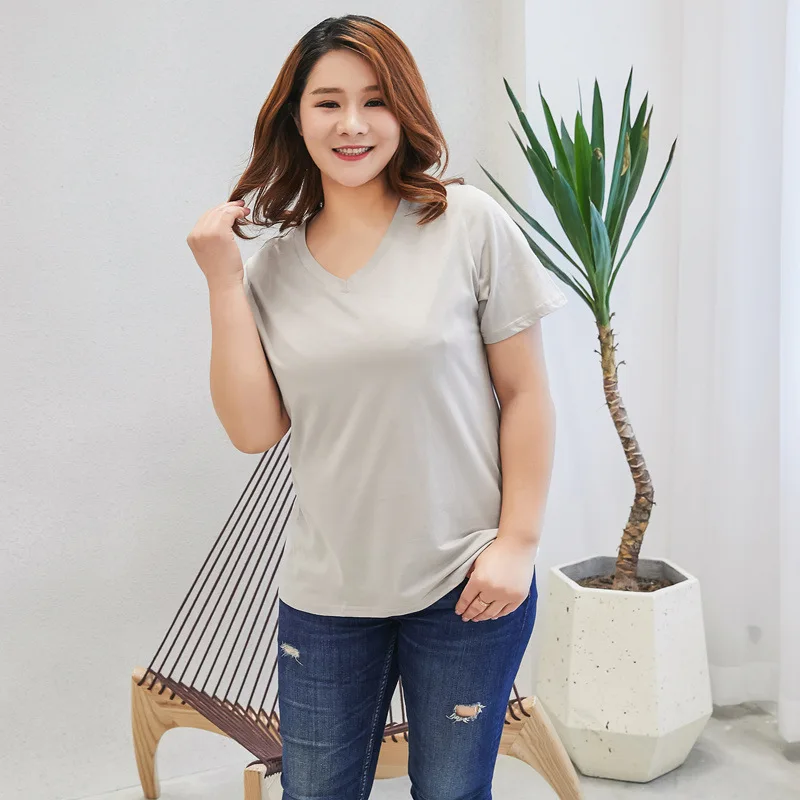 

New High-quality classic summer leisure women's breathable cotton T-shirt
