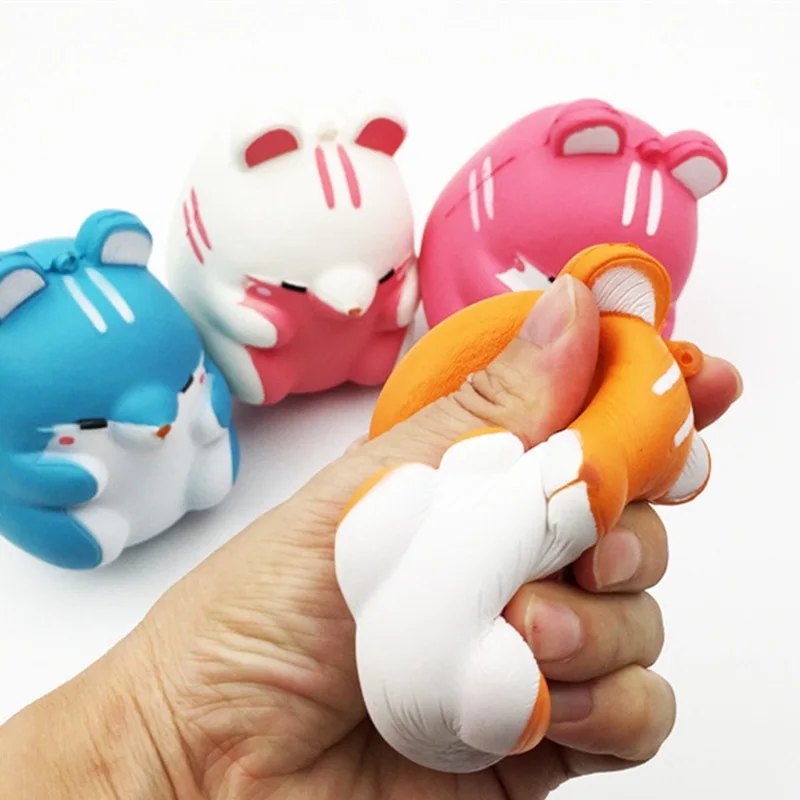 Slow Rebound Soft Squeeze Toys Squishy Simulation Cartoon Animal Small Mouse Foam Decompression Toy For Children Novelty Gifts | Игрушки и