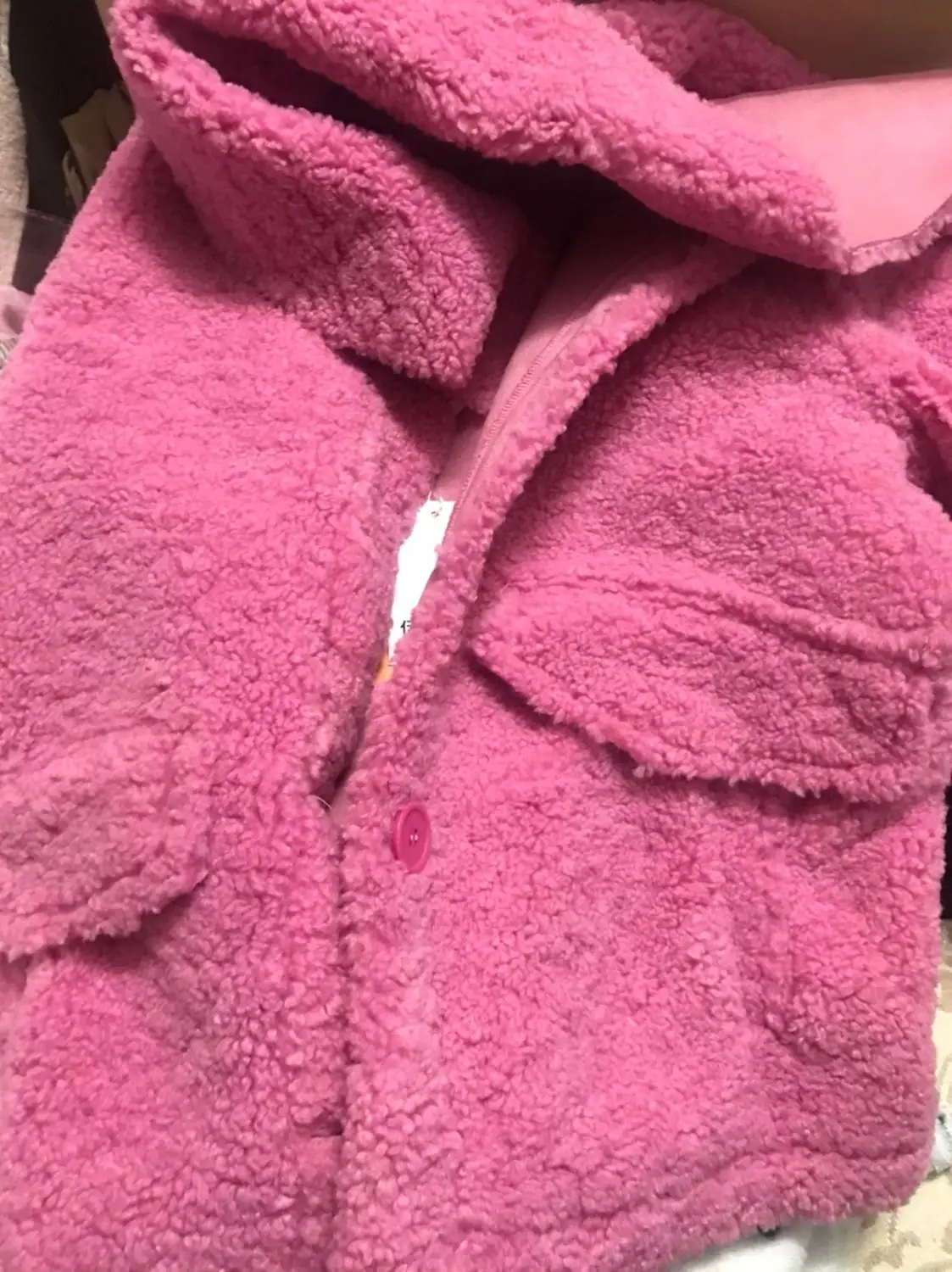 Кукольный воротник овечья шерсть плюшевая куртка для женщин новинка 2019 теплые