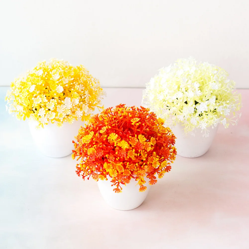 Искусственные растения лотоса в горшке пластиковые цветочные столешницы