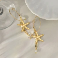 fashion stainless steel 14k gold stud earrings for women statement gold metal geometric earrings jewelry gift kolczyki new