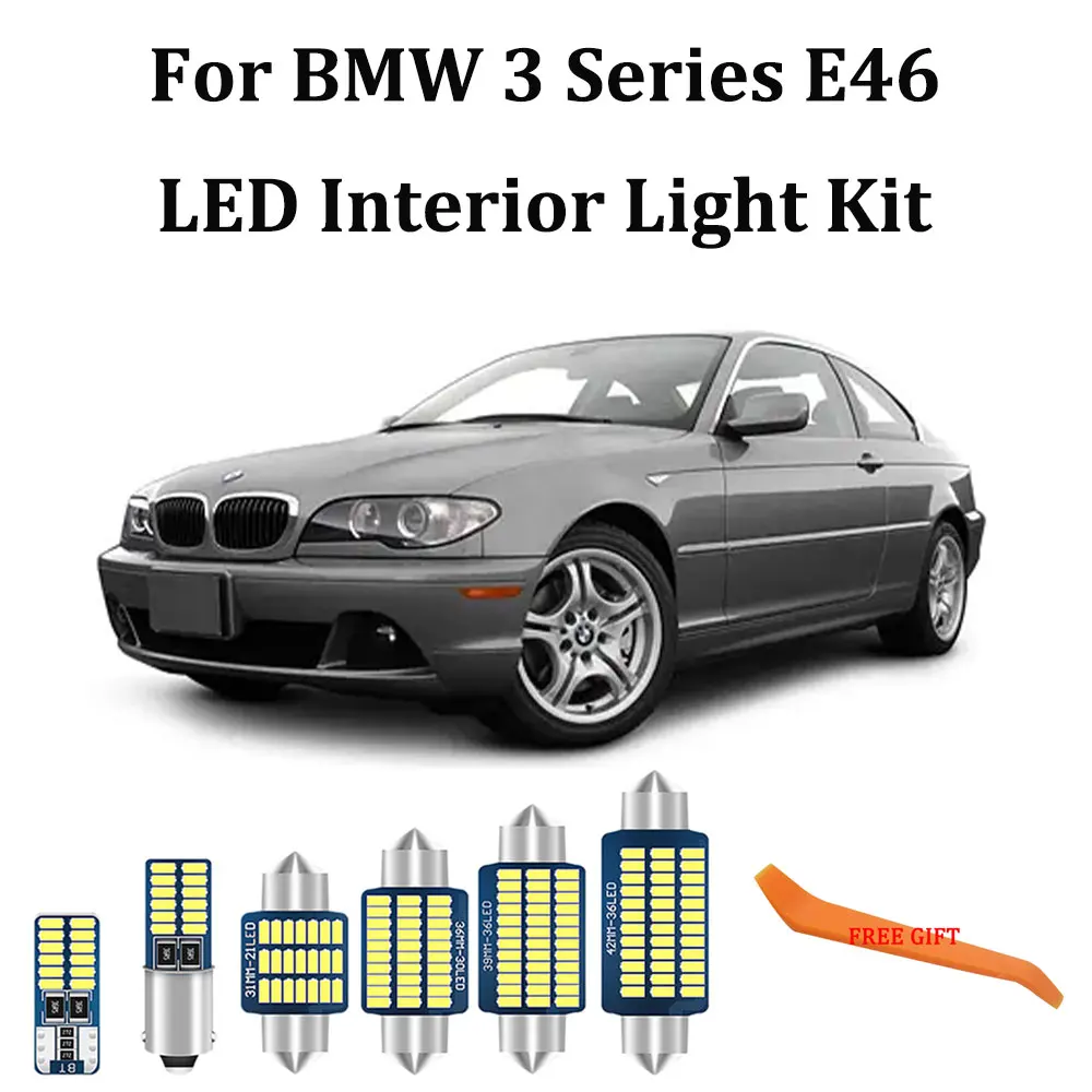 18 шт. без ошибок внутренний свет для BMW 3 серии E46 M3 светодиодный + комплект