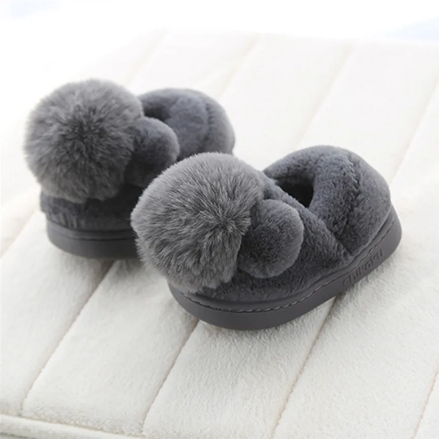 Мягкая Милая обувь для маленьких мальчиков и девочек бархатная хлопковая теплые