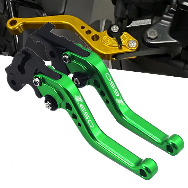 

High Quality Motorcycle Short Brake Clutch Levers Adjustable Brake Levers Accessories For Kawasaki Z650 z 650 2016-2020