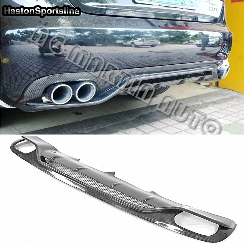 A4 B8.5 ABT Стиль углеродного волокна диффузор губа на задний бампер для Audi