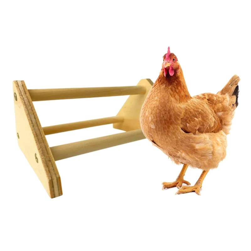 

P15D Chicken Perch for Chicks Natural Wood Perch Parrot Bird Standing Perch Roosting Bar for Small Birds Easy Installation