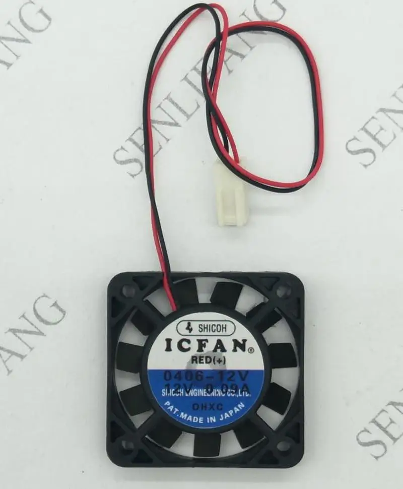 

Free shipping ICFAN 0406-12V DC 12V 0.09A 40x40x06mm Server Square Fan