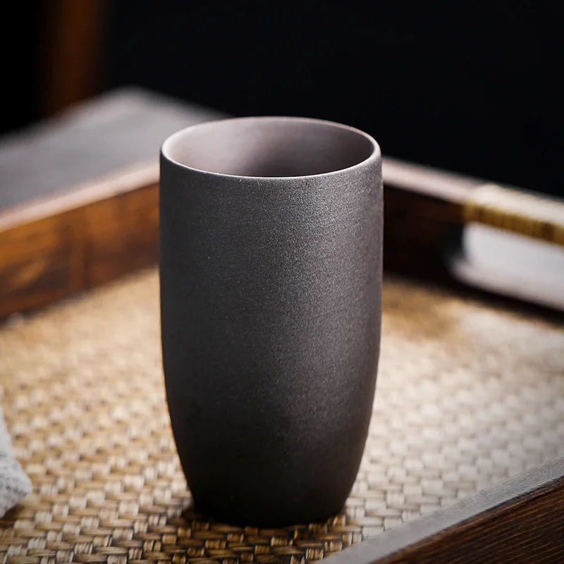 J1Pcs Water cup Ceramics Vintage Coarse Pottery Espresso Ceramic tea Creative Design Household Latte | Дом и сад