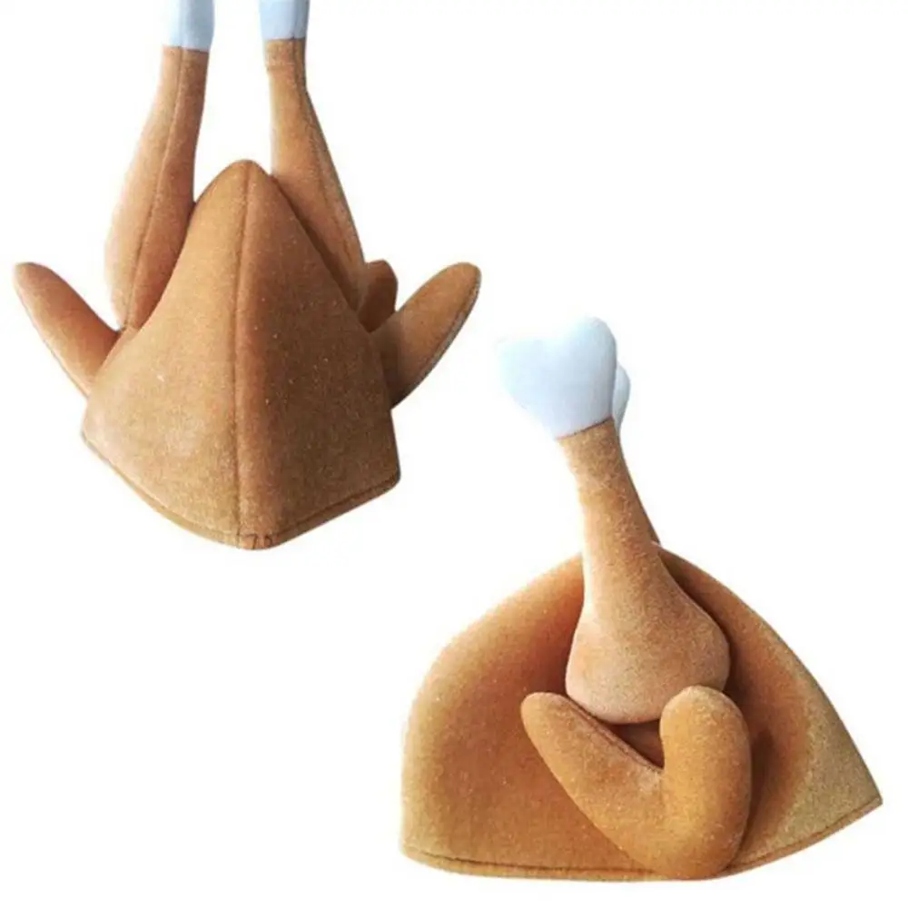 Забавная Рождественская шапка для взрослых индейка U3B1 | Тематическая одежда и