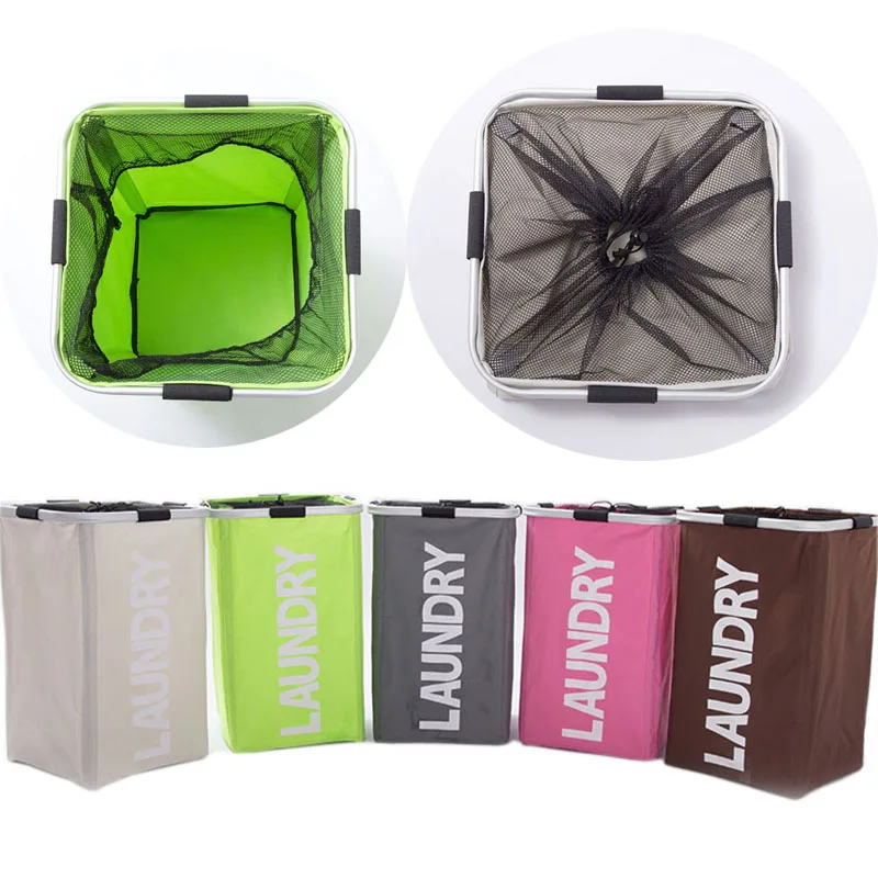Вместительная складная корзина для прачечной водонепроницаемая