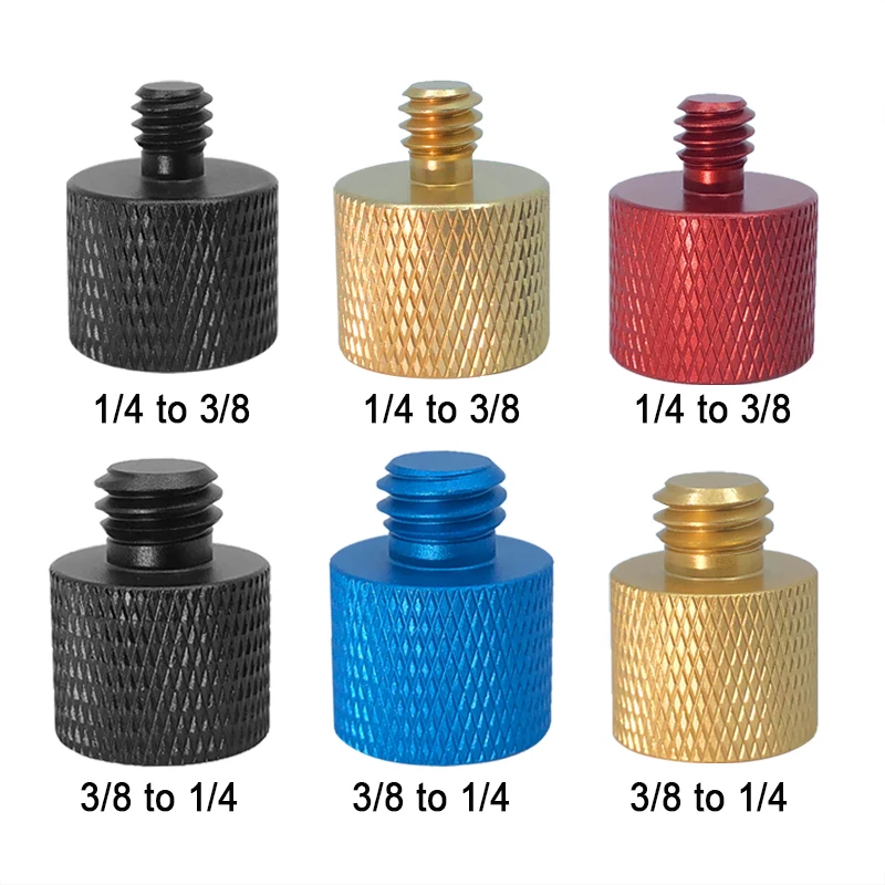 

Universal Camera Screw 1/4 to 3/8 Conversion Screw Photography Accessories Adapter mount Screw for DSLR Ballhead Tripod Monopod