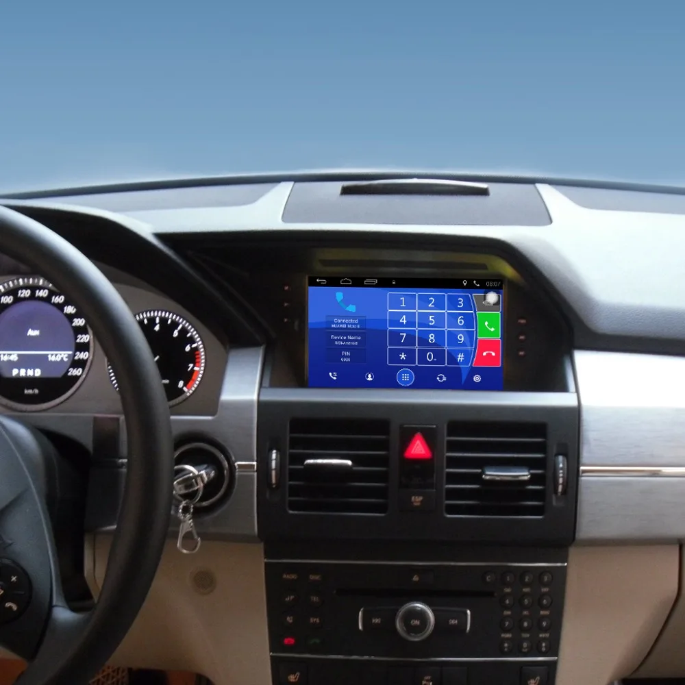 Обновленный оригинальный автомобильный радиоплеер Android 7 1 подходит для Mercedes Benz Glk