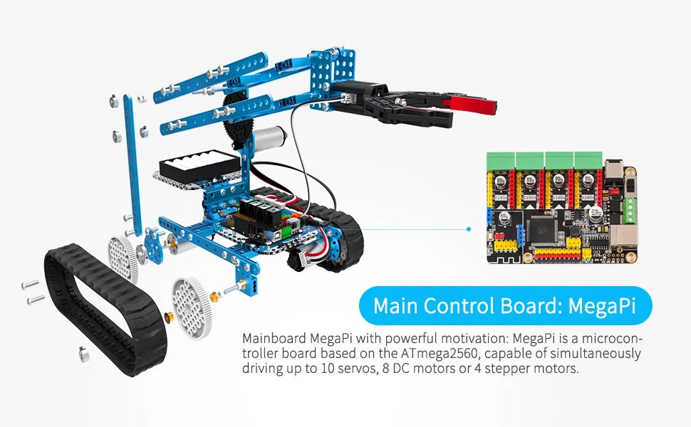 Makeblock DIY конечной робот и лекарственных средств(FDA премиум качества-10-в-1 робот-шток образование-Arduino с защитой от царапин 2,0 для детей «Человек-паук», Возраст 14