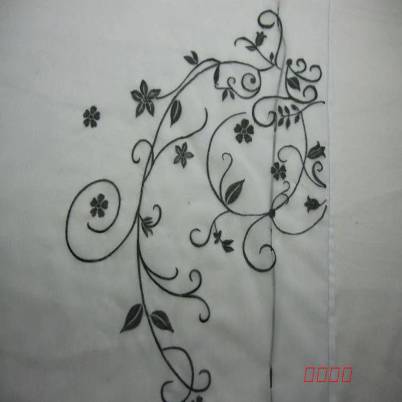 Европейские римские короткие занавески высококачественные Цветочные с вышивкой