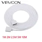 Светодиодная лента-удлинитель RGBW RGBCW, 5 контактов, провод + игольчатые соединители, 1 м, 2 м, 5 м, 10 м, для светодиодных лент 5050, 3528, RGBW, RGBWW