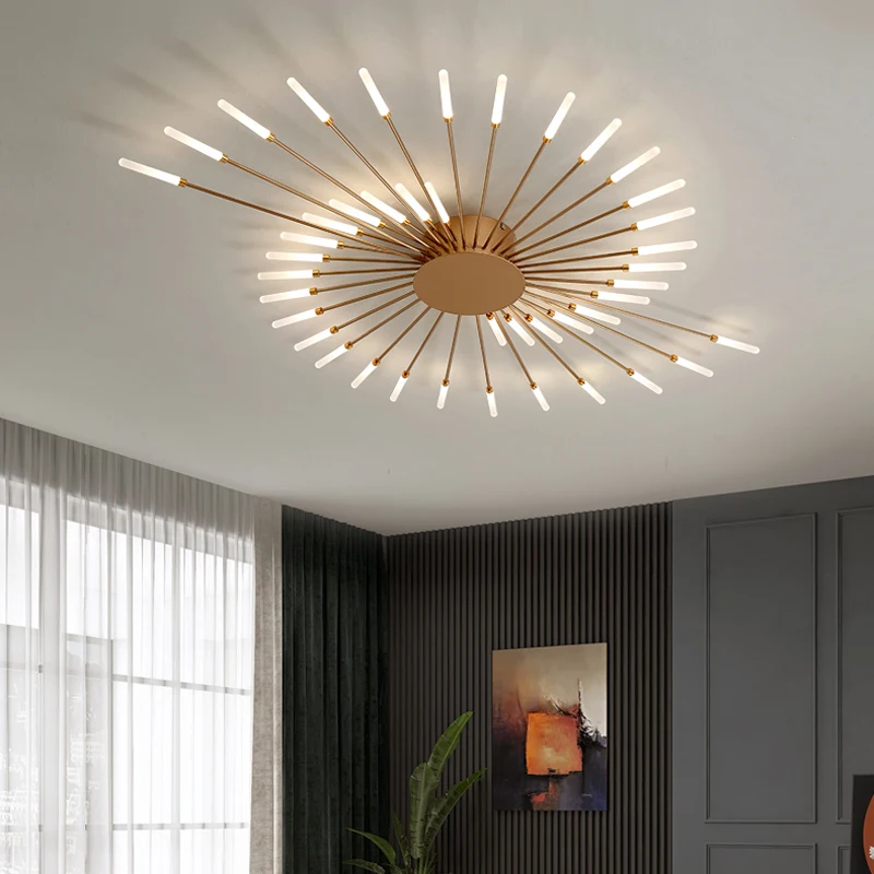JMZM Modern Led Chandelier Decor Ceiling Lamp Kitchen Home Creative Pendant Light For Living Bedroom Dining Room Background Lamp