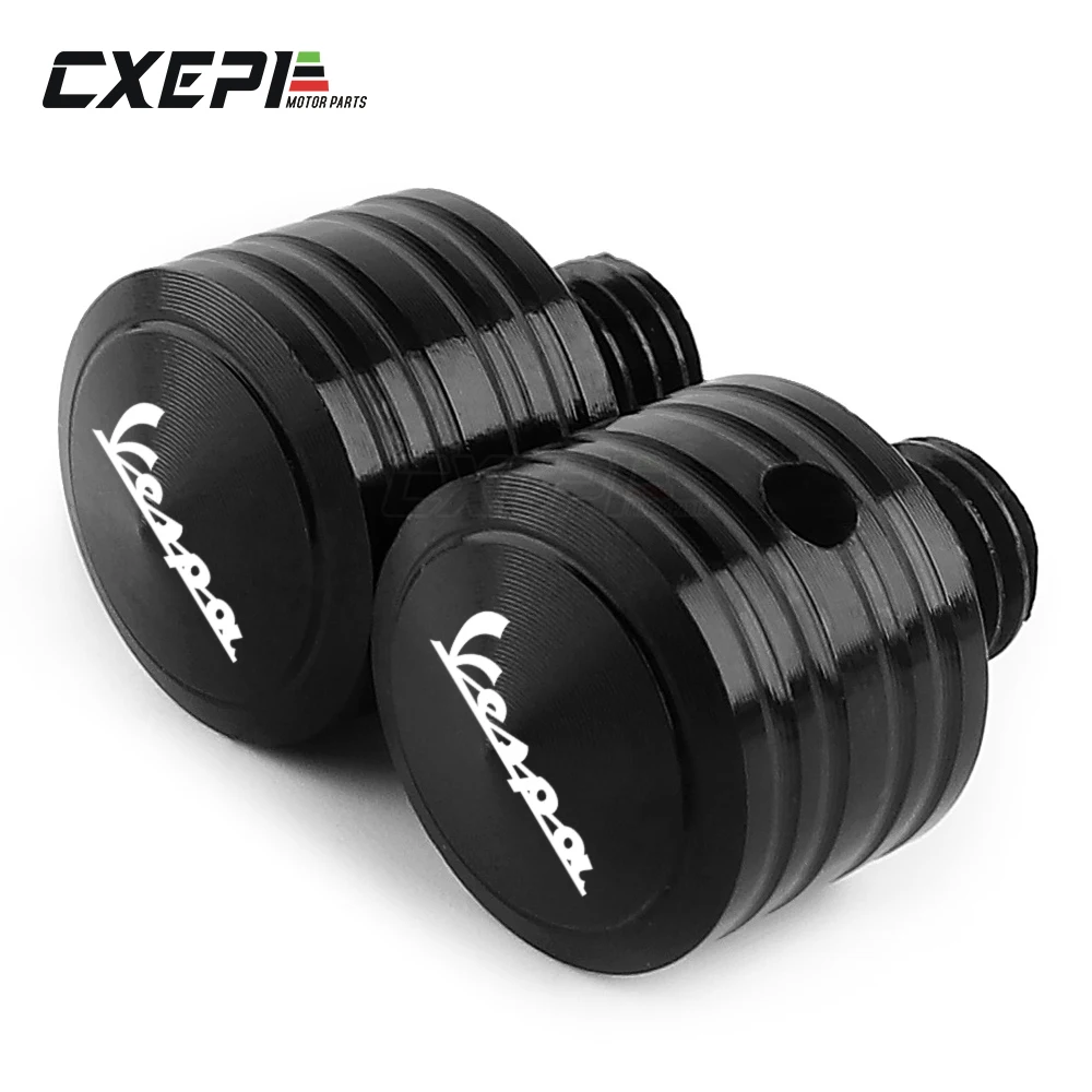 1 пара мотоциклетный винт с отверстием для зеркала ЧПУ Piaggio Vespa LX 150 GTS GTV 50 125 250 300 300ie